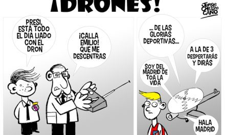 La Viñeta Futbolera de Jorge: Drones
