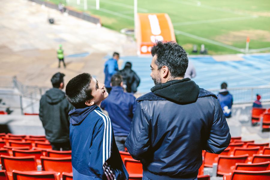 El fútbol: pasión padre e hijo - La Tercera