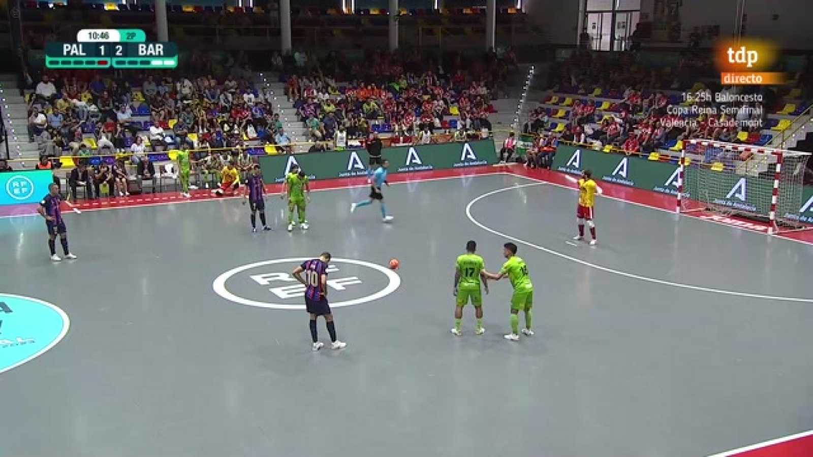 Futsal | Doblete de Ferrao para que el Barcelona pase a la final de Copa
