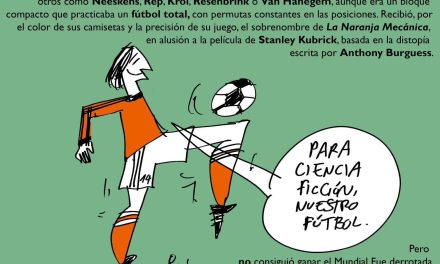 Viñeta de fútbol: «Para ciencia ficción, nuestro fútbol»